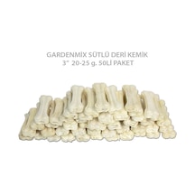 Gardenmix Sütlü Deri Kemik 8 CM 20-25 G.50li Paket