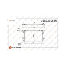 Erp Klıma Rad. C4 C-crooser 2.4 16v 08- 4007 4008 381700 Eurorepar 1682210680
