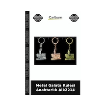Özel Üretim Hediyelik Hatıra Turistik Aksesuar Metal Galata Kulesi Anahtarlık Alk2214