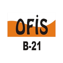 Iş Güvenliği Levhası - Uyarıcı Levha - Ikaz Levhası Ofis Yazılı (261319570)