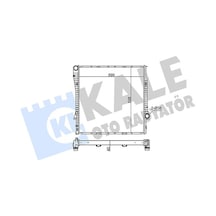 Kale 354200 Motor Su Radyatoru Bmw M57 M62 N62 X5 E53 00 06 17101439101