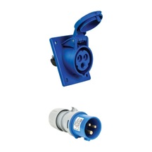 İnci Marin Tekne Karavan Eğik Priz Fiş Takımı 3x16 Amper 2'li Set