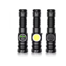 9 Mod Şarjlı Kamp Lambası Ve El Feneri Çok Fonksiyonlu Led Aydınlatma Wt-704 Siyah
