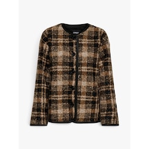 Only Onlannı Boucle Jacket Cc Otw Kadın Kahverengi Mont - 15373564