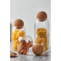 Perotti Kavanoz Seti 3 Lü Lanford 16780 Ahşap - Şeffaf