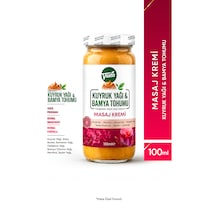 Kuyruk Yağlı Bamya Tohumlu Bitkisel Masaj Kremi 100 Ml