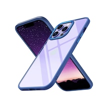 Apple  Uyumlu  iPhone 14 Pro Max Kılıf Power Silikon Mavi