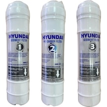 Hyundai Su Arıtma Filtre Seti - 3 Lü Eco Takım
