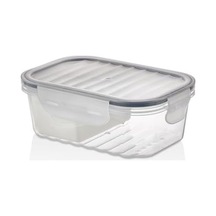 Sızdırmaz Bölmeli Saklama Kabı Bpa İçermez 1000 Ml Şeffaf
