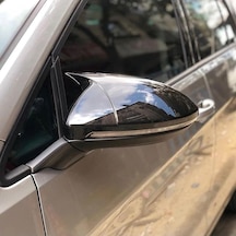 Volkswagen Golf 7 Yarasa Ayna Kapağı Piano Black, Abs Plastik