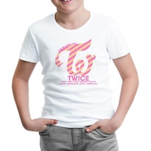 Twice - Logo Beyaz Çocuk Tshirt
