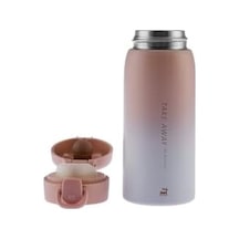 Skyfall Çelik Sızdırmaz Pembe Termos 350 Ml Açık Beyaz