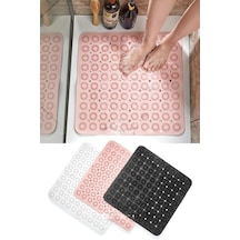 Kaydırmaz Duşakabin Banyo Ve Duş Paspası Kare Masajlı 100 Adet Vantuzla Yapışır 54 X 54 Cm Bnystisgstore18 000 Açık Krem