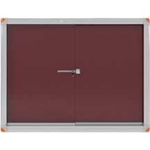 Kilitli Sürgülü Kapak İlan Panosu 90x120cm Tek Ebat