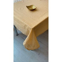 Defnelam Piknik Örtüsü Sofra Bezi 170x170 Cm Hardal