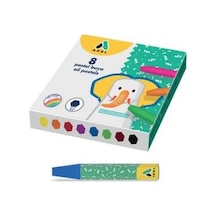 Pastel Boya 8 Li Yeşil