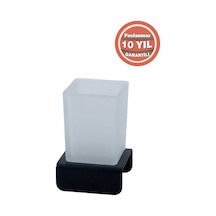 Çelik Banyo Paslanmaz Çelik Paris Mat Siyah Setüstü Di Fırçalık Siyah