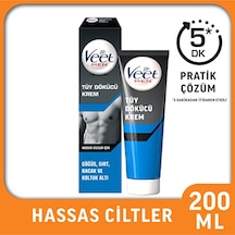 3 Adet Veet Agda Krem 200ml Men Hassas