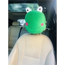 Kurbağa Figürlü Oto Yastık 25 Cm Silikon Elyaf