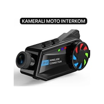 Bt68 Kameralı Intercom Motosiklet