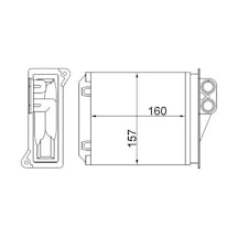 Mercedes Sprinter 315 Cdi Kalorifer Petegi 2007-2013 Mahle Ah168000s
