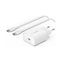 Belkin Boostcharge Pps İle 25w Duvar Şarj Cihazı Usb-c Güç Dağıtımı, Apple iPhone Uyumlu, Samsung, Samsung Galaxy Uyumlu Tab, Apple İpad Uyumlu Vb. İçin Hızlı Şarj, Usb-c - Usb-c Kablosu Dahil