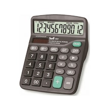 Sarff 837 Güneş Enerjili-pilli Hesap Makinesi 12 Haneli Güneş Enerjili-pilli Çok Renkli