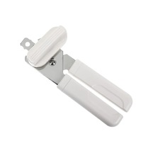 Çok Fonksiyonlu Konserve Açacağı, Dahili Şişe Kapağı Sökücü, 18cm 7,1" , Beyaz/gümüş Çok Renkli