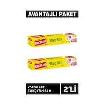 4 Adet Koroplast Streç Film 33 Metre 2 Adet