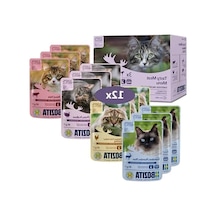 12 X 85 G Pouch Torbasında Et Soslu Kedi Islak Mama