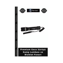 Premium Gece Sürüşü Kamp Lambası Ve Bisiklet Feneri Beyaz