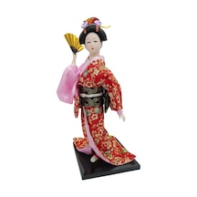 Japon Kimonolu Geyşa Bebek Kabuki Biblo 30 Cm No.23 Anime