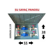 Su Sayaç Panosu İkili 53x10x38