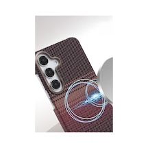 Galaxy  Uyumlu  A54 5g Vega Magsafe Kapak - Gri