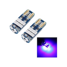 Sones 2 Adet T10 Dc12 / 1w 9led Smd-3030 Araba Park Lambası Mavi Işık