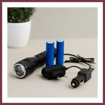 Storeşahin Zoomlu Cob Led Şarjlı Metal El Feneri 3000 Lümen 17 Cm Shn0720 Çok Renkli