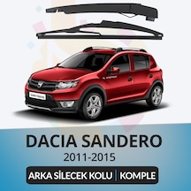 Dacia Sandero B8 2012 - 2018 Arka Silecek Kolu Ve Süpürgesi Seti