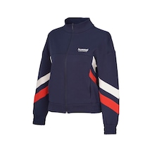 Hummel Sentido 922504-7459 Zip Lacivert Kadın Ceket