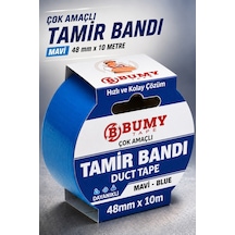 Mavi Çok Amaçlı Tamir İzolasyon Bandı 48 Mm X 10 Metre Su Geçirmez Sızdırmaz Takviye Bantı Bantları