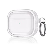 Movenchy Apple Uyumlu Airpods Pro 2 2.nesil Shiny Şeffaf Kılıf - Beyaz Çok Renkli