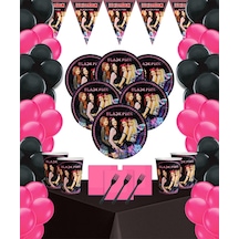Blackpink Bilekpink 8'li Doğum Günü Parti Malzeme Seti Tüm Yaşlar