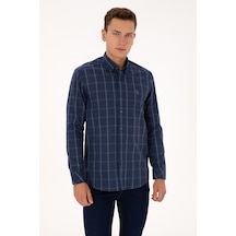 U.s. Polo Assn. Erkek Açık Lacivert Gömlek Desenli 50308535-vr059 Acık Lacıvert