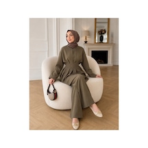 Unika Boutique Kadın Tesettür Takım Alt-üst İkili Takım Haki