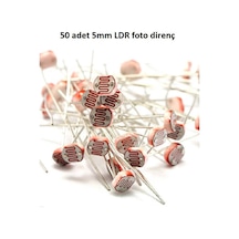 Robotiko-5Mm Ldr Işık Sensörü Foto Direnç 50 Adet