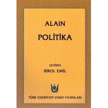 Politika  - Alain  - Türk Edebiyatı Vakfı Yayınları