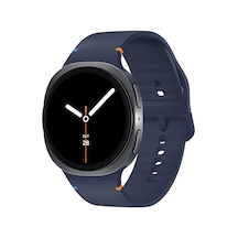Samsung Galaxy Watch 9/8 40mm/44mm Ve Watch 8 Classic 46mm İle Uyumlu Konforlu Ve Yumuşak Silikon Kordon Lacivert Çok Renkli