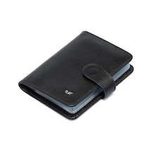 Tergan Siyah Deri Unisex Kredi Kartlık 1210B06