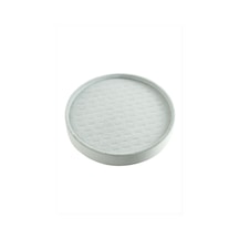 Yuvarlak Ahşap Anfora Kumaş Piercing Küpelik 20 Cm 11
