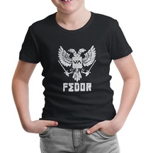 Fedor - Logo Siyah Çocuk Tshirt