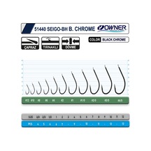 Owner 51440 Seigo-bh Black Chrome İğne 1